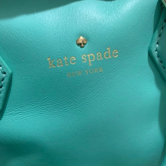 Kate spade turquoise blue satchel purse - Picture 2 of 10